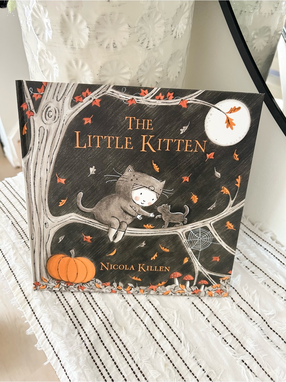 The Little Kitten Nicola Killen Autumn Halloween Hardcover Book